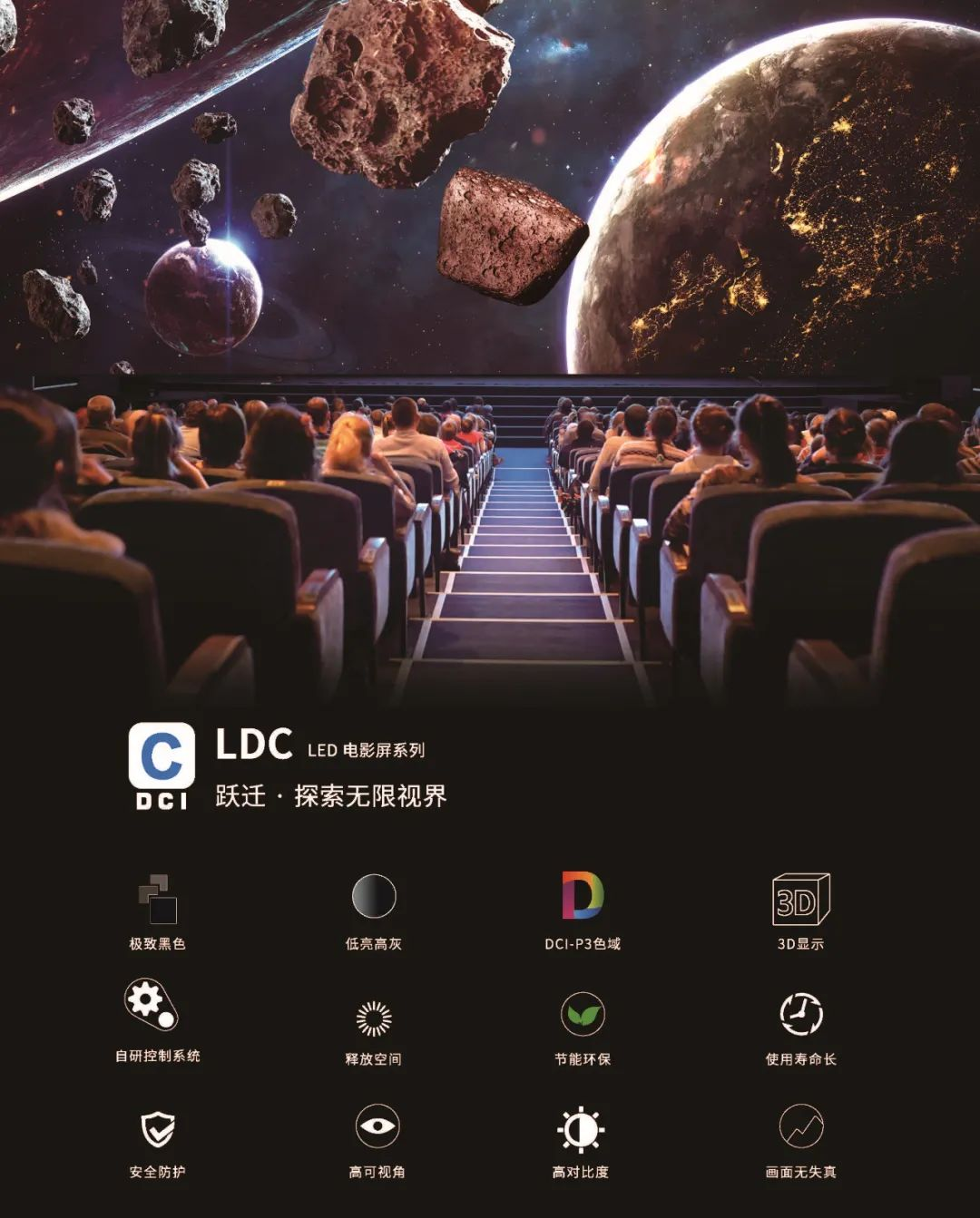 “自研+合作”全面开花,米兰milan,成业内LED电影屏通过DCI认证最多企业